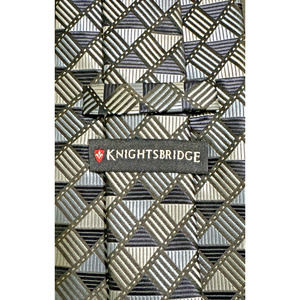 Men's Neck Tie Knightsbridge Silk L58" W3.5" green gray